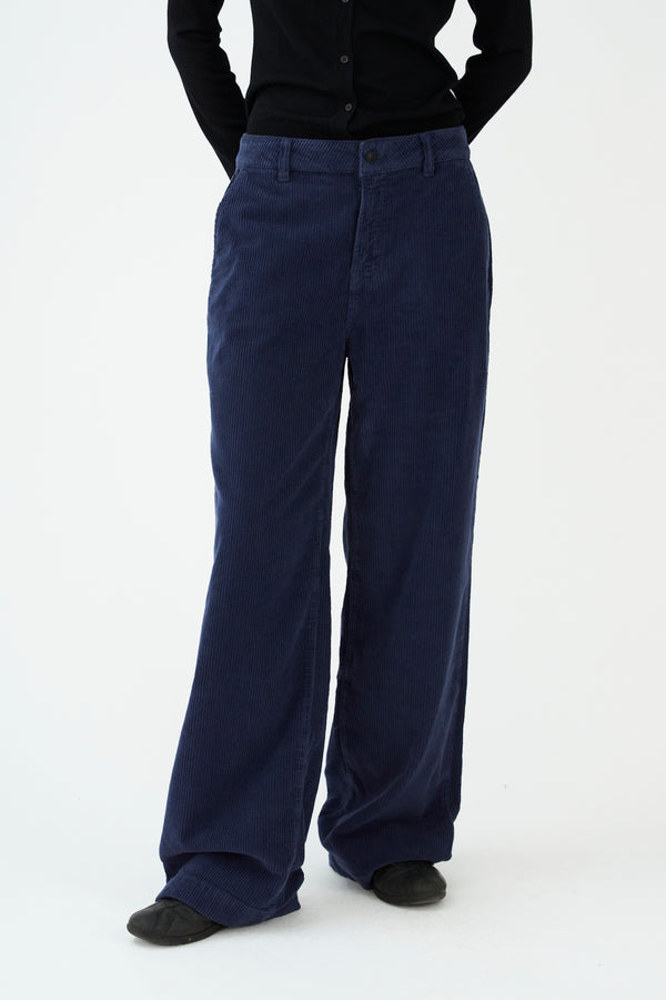 Ivy Copenhagen IVY-Augusta French Jeans Exclusive Cord - Deep Navy Blue