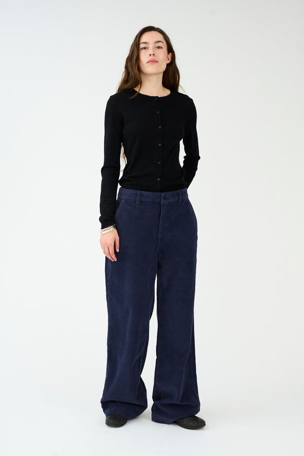Ivy Copenhagen IVY-Augusta French Jeans Exclusive Cord - Deep Navy Blue