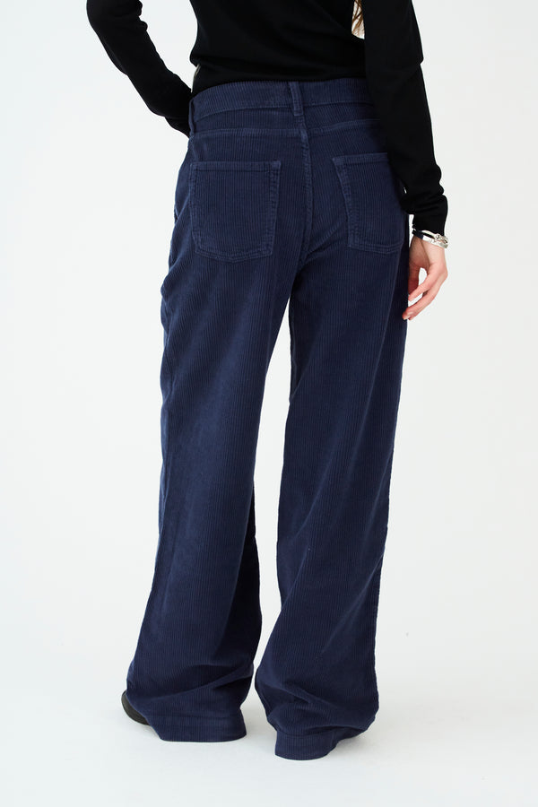 Ivy Copenhagen IVY-Augusta French Jeans Exclusive Cord - Deep Navy Blue