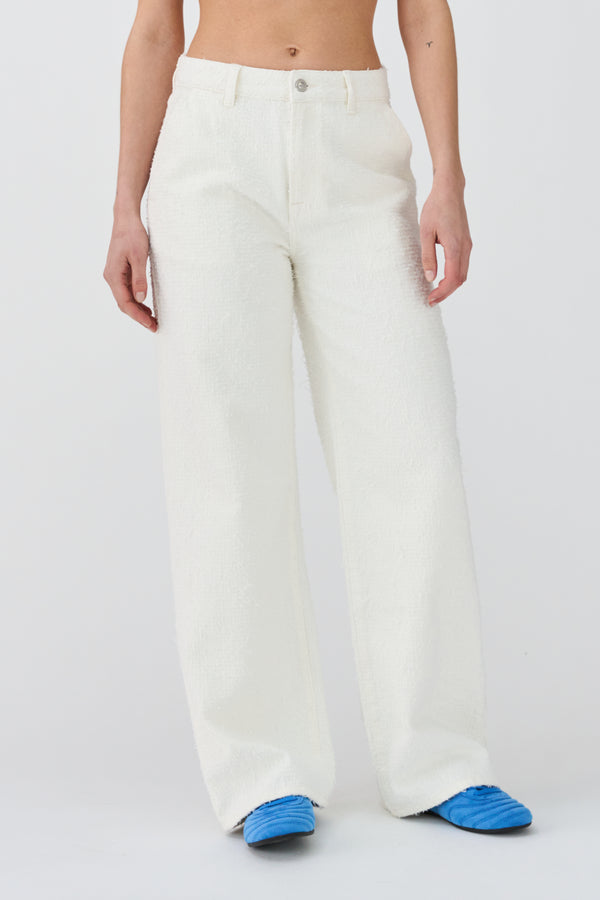 Ivy Copenhagen IVY-Augusta French Jeans Punch Needle - White