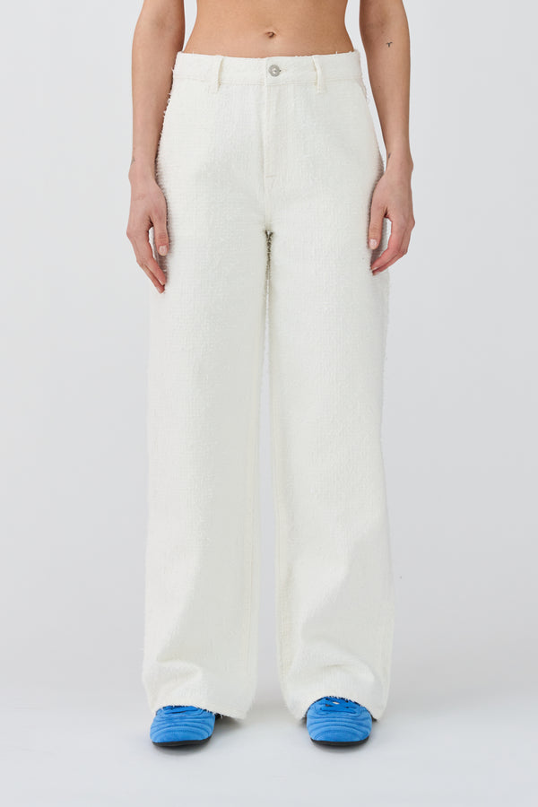 Ivy Copenhagen IVY-Augusta French Jeans Punch Needle - White