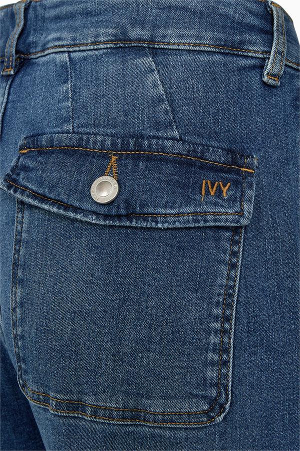 Ivy Copenhagen IVY-Augusta French Jeans Wash Andorra Mid Blue Denim Blue