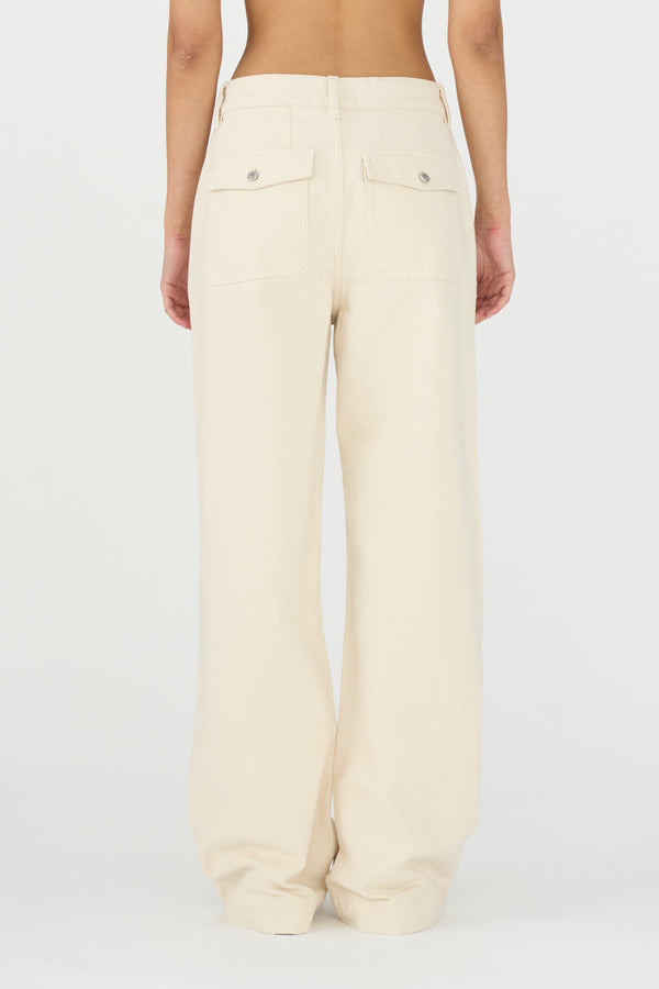 Ivy Copenhagen IVY-Augusta French Jeans Wash Ecru Ecru