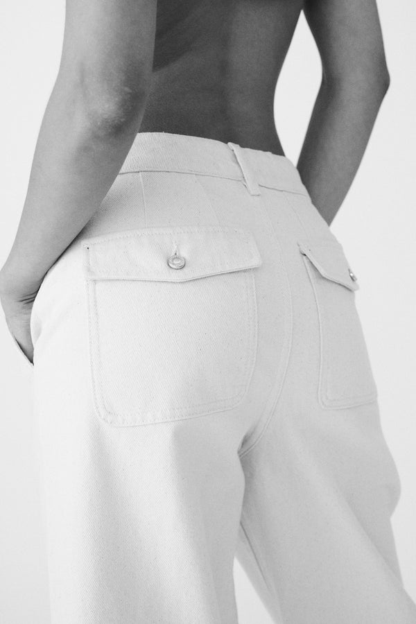 Ivy Copenhagen IVY-Augusta French Jeans Wash Ecru Ecru