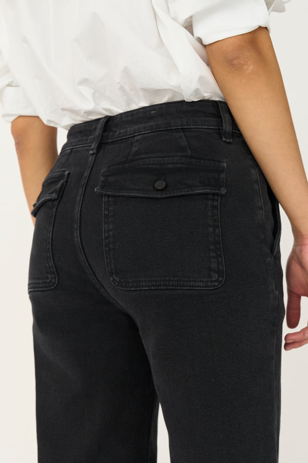 Ivy Copenhagen IVY-Augusta French Jeans Wash Faded Black Black