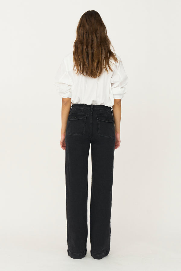 Ivy Copenhagen IVY-Augusta French Jeans Wash Faded Black Black