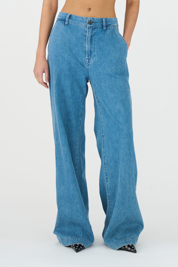 Ivy Copenhagen IVY-Augusta French Jeans Wash Garda Denim Blue