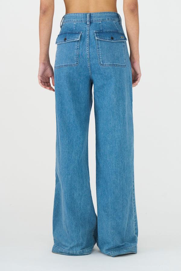 Ivy Copenhagen IVY-Augusta French Jeans Wash Garda Denim Blue