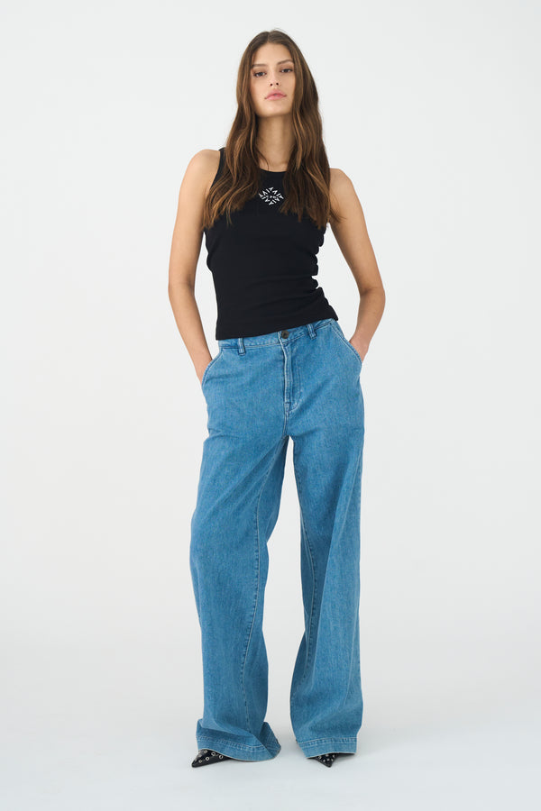 ivy copenhagen IVY-Augusta French Jeans Wash Garda Denim Blue