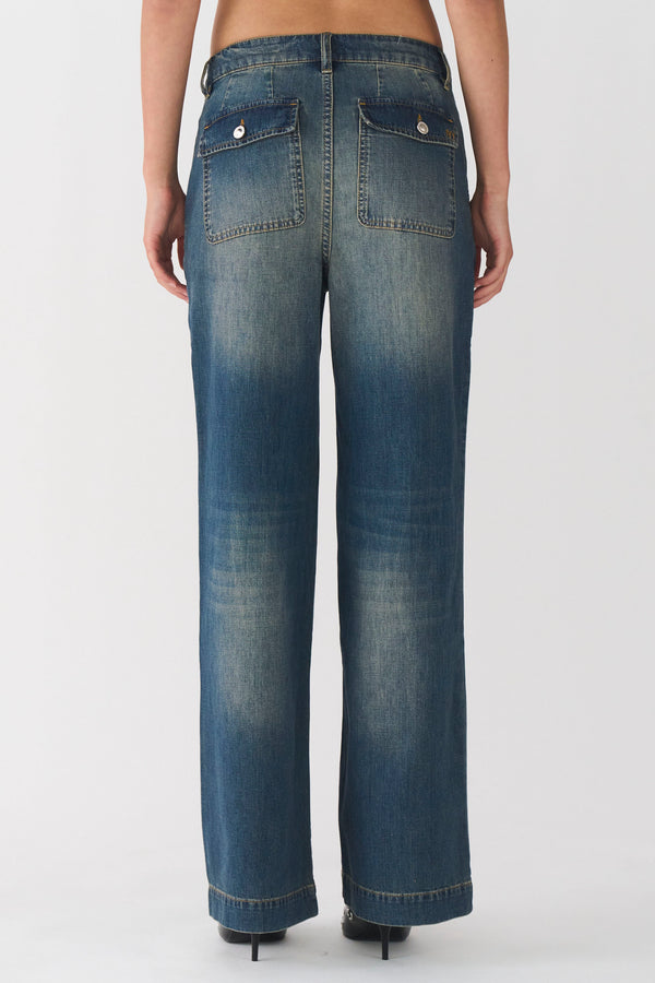 Ivy Copenhagen IVY-Augusta French Jeans Wash Melilla Denim Blue