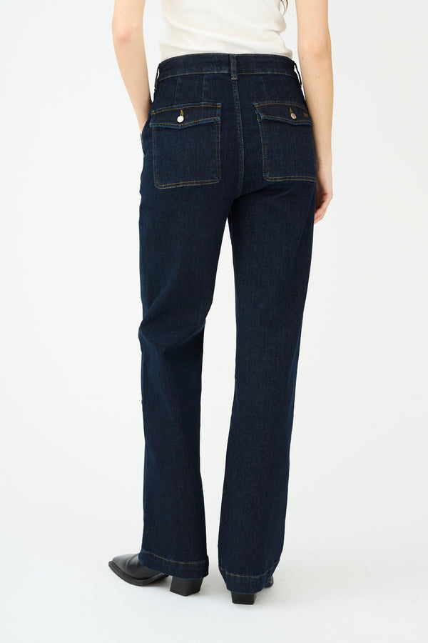 Ivy Copenhagen IVY-Augusta French Jeans Wash Undone Indigo Denim Blue