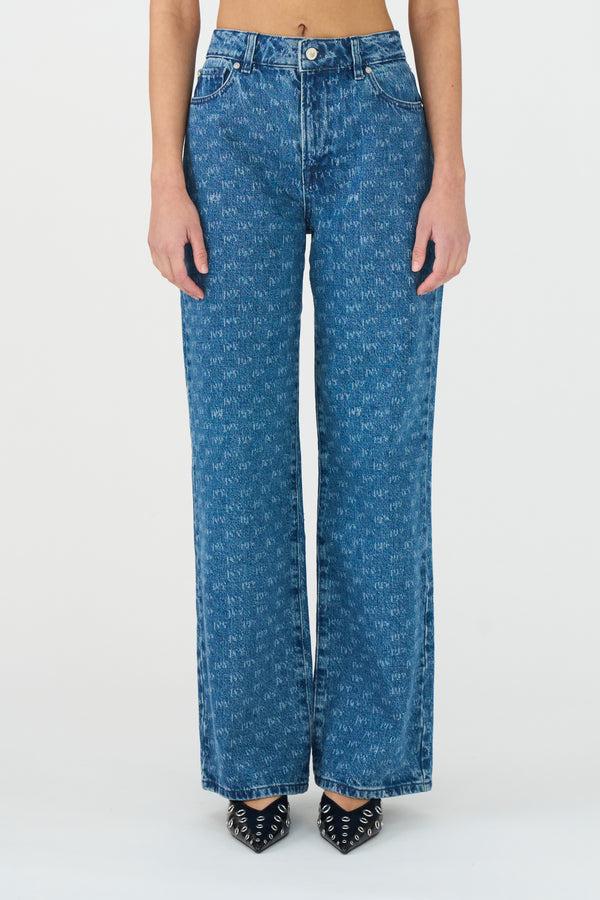 Ivy Copenhagen IVY-Augusta Jeans Wash Punch Needle Denim Blue