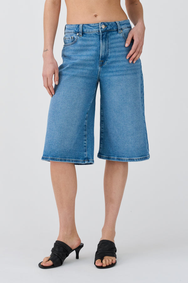 Ivy Copenhagen IVY-Augusta Long Shorts Wash Vigo Denim Blue