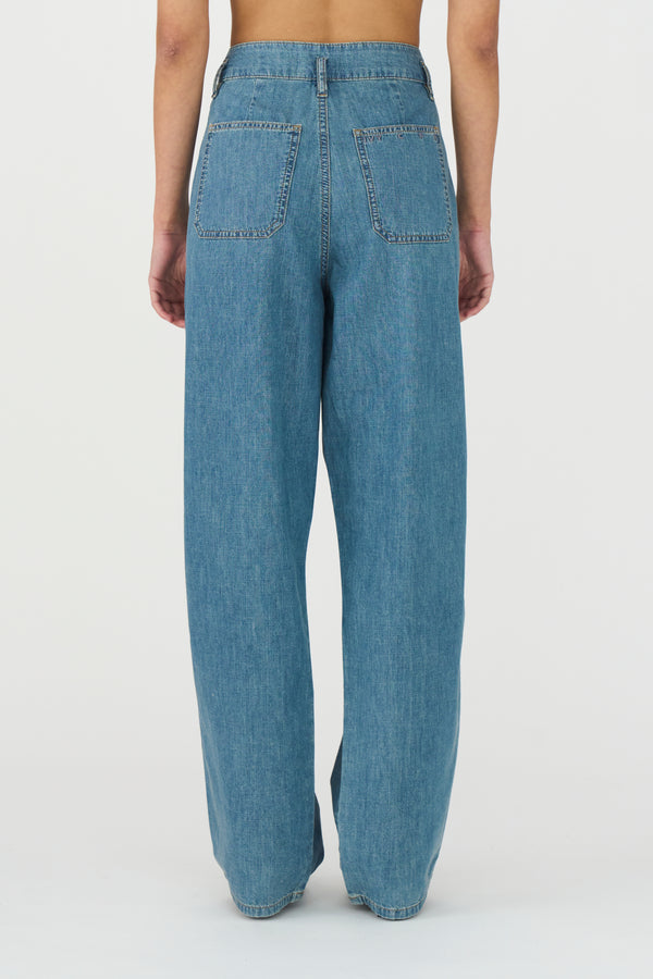 Ivy Copenhagen IVY-Boa Pleat Jeans Wash Bristol Denim Blue