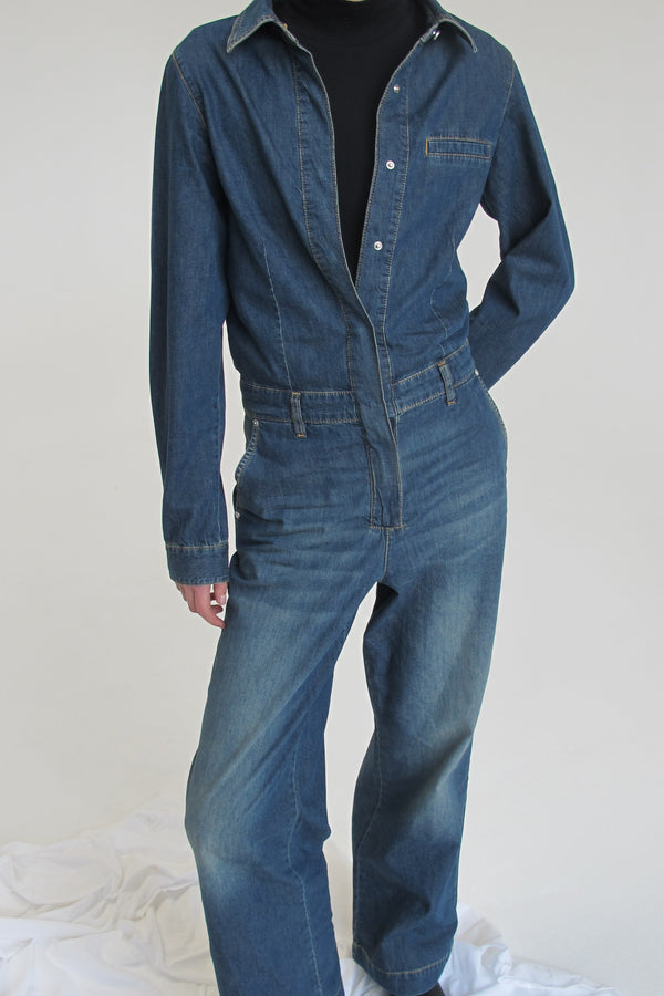 Ivy Copenhagen IVY-Brooke Boilersuit Wash Melilla Denim Blue