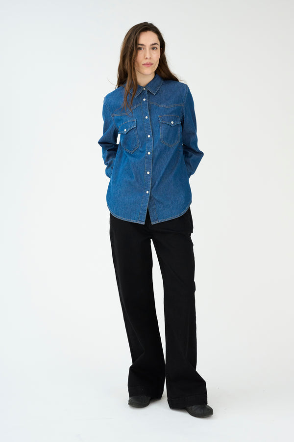 ivy copenhagen IVY-Brooke French Jeans Wash Black Nottingham Black