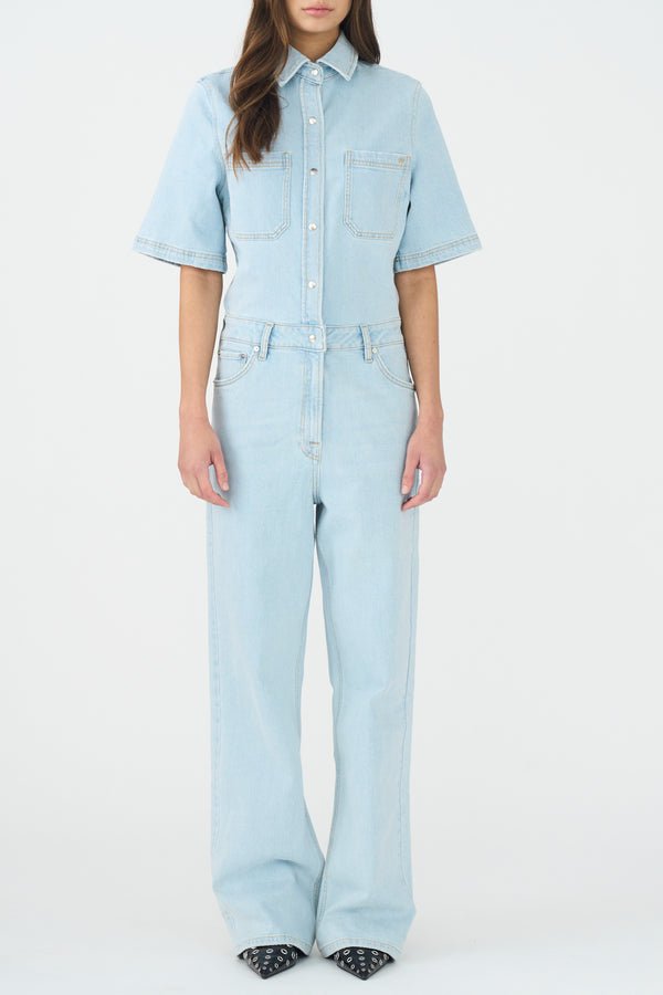 Ivy Copenhagen IVY-Brooke SS Jumpsuit Wash Wembley Denim Blue