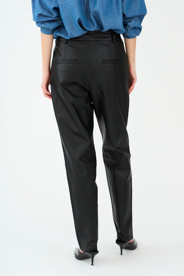 Ivy Copenhagen IVY-Ali Kylie Leather Pant - Black