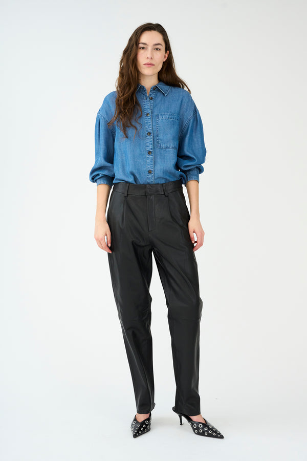 ivy copenhagen IVY-Ali Kylie Leather Pant - Black