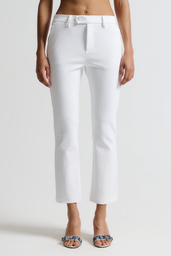 Ivy Copenhagen IVY-Alice Cropped Flare Pant - White