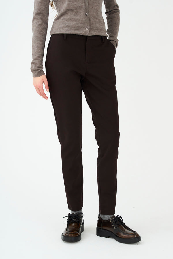 Ivy Copenhagen IVY-Alice MW Pant - Dark Toffee Brown