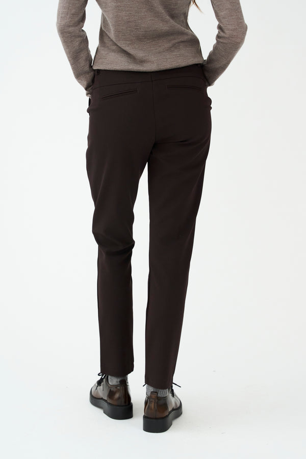 Ivy Copenhagen IVY-Alice MW Pant - Dark Toffee Brown