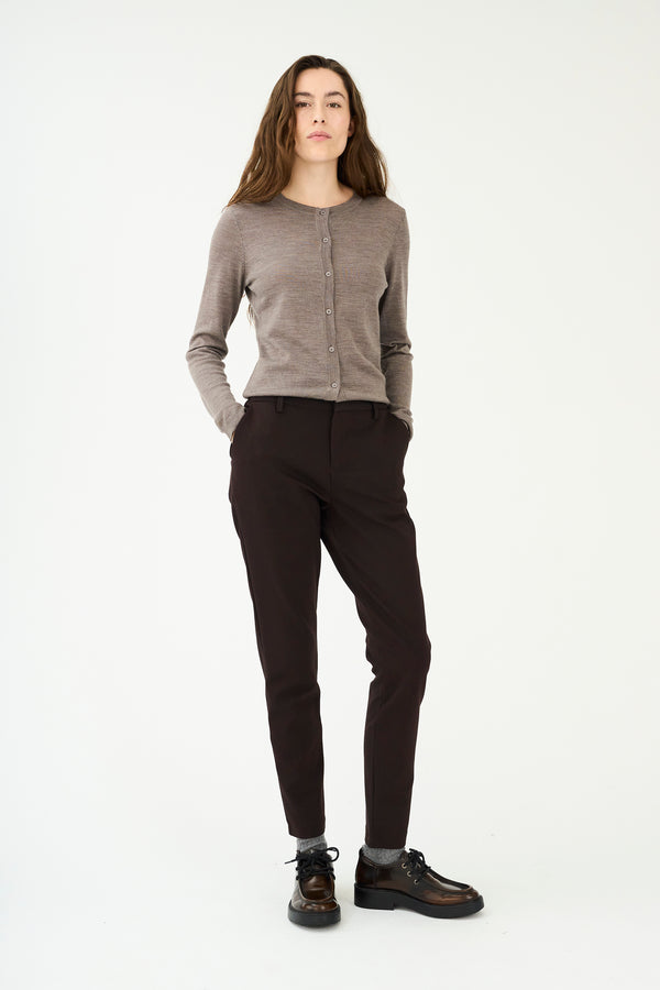 ivy copenhagen IVY-Alice MW Pant - Dark Toffee Brown