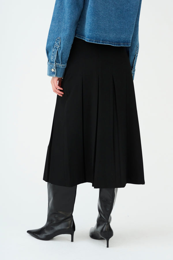 Ivy Copenhagen IVY-Andrea Pleat Skirt - Black