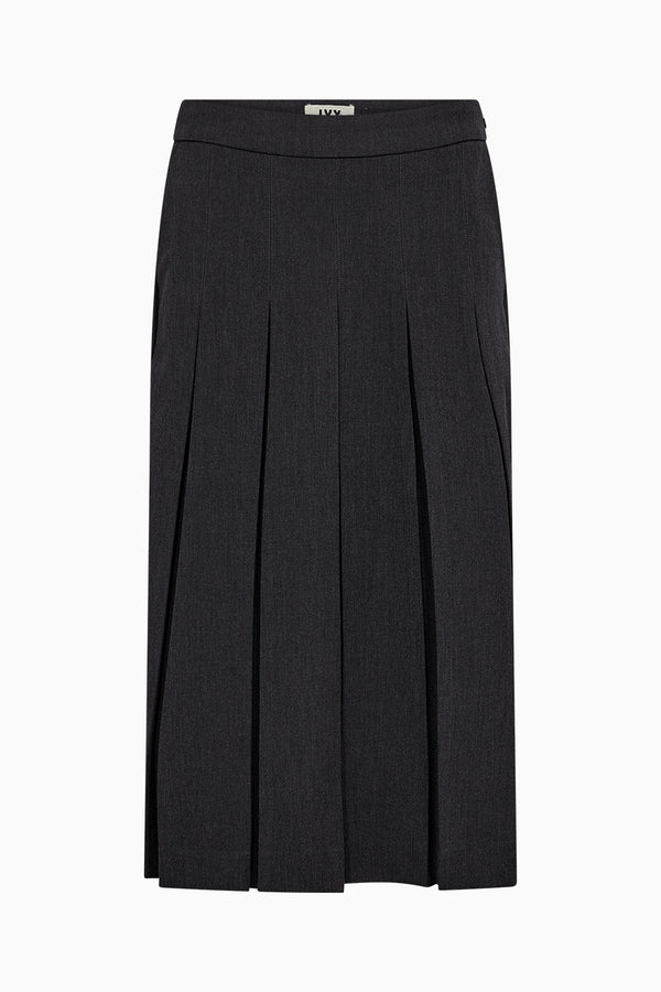 Ivy Copenhagen IVY-Andrea Pleat Skirt - Grey