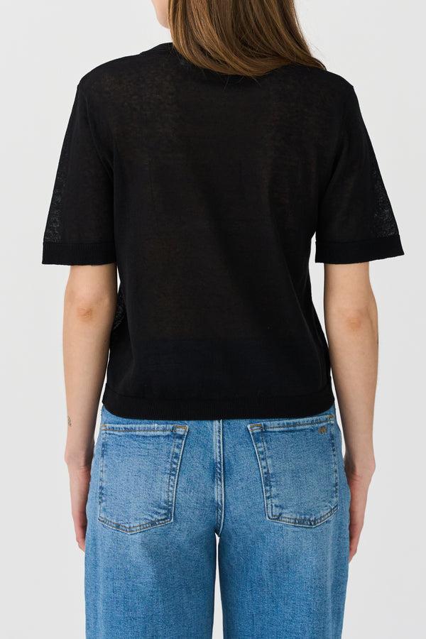 Ivy Copenhagen IVY-Ava Placket Knit - Black