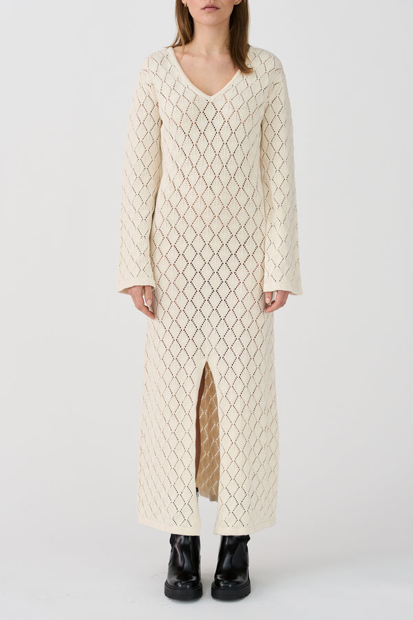 Ivy Copenhagen IVY-Breeze Crochet Dress - Ecru