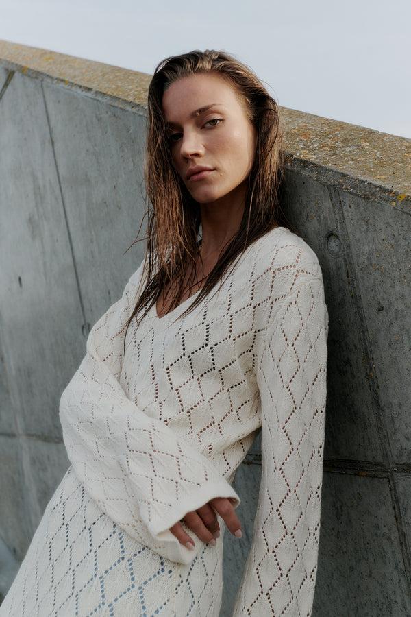 Ivy Copenhagen IVY-Breeze Crochet Dress - Ecru