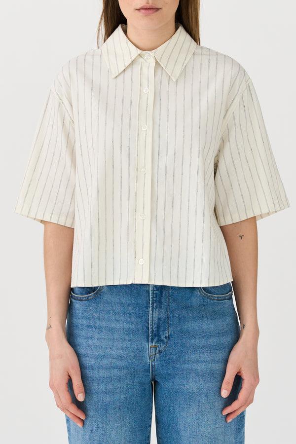 ivy copenhagen IVY-Carina Oversize Shirt - Ecru