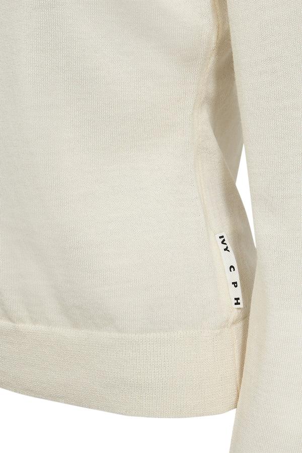 Ivy Copenhagen IVY-Essex LS O-neck Cardigan - Ecru