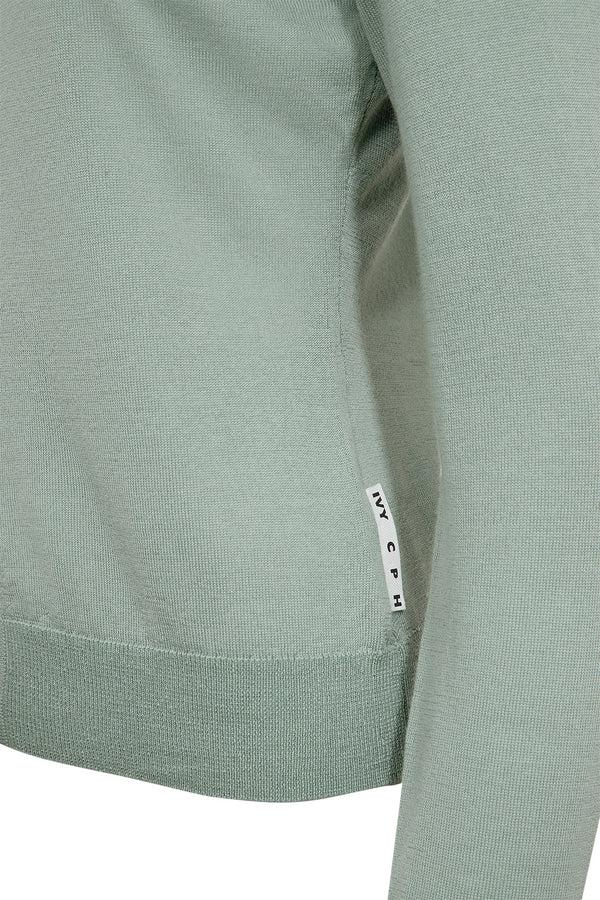Ivy Copenhagen IVY-Essex LS O-neck Cardigan - Mint