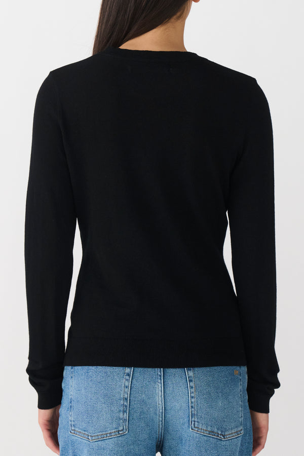 Ivy Copenhagen IVY-Essex LS O-neck Knit - Black