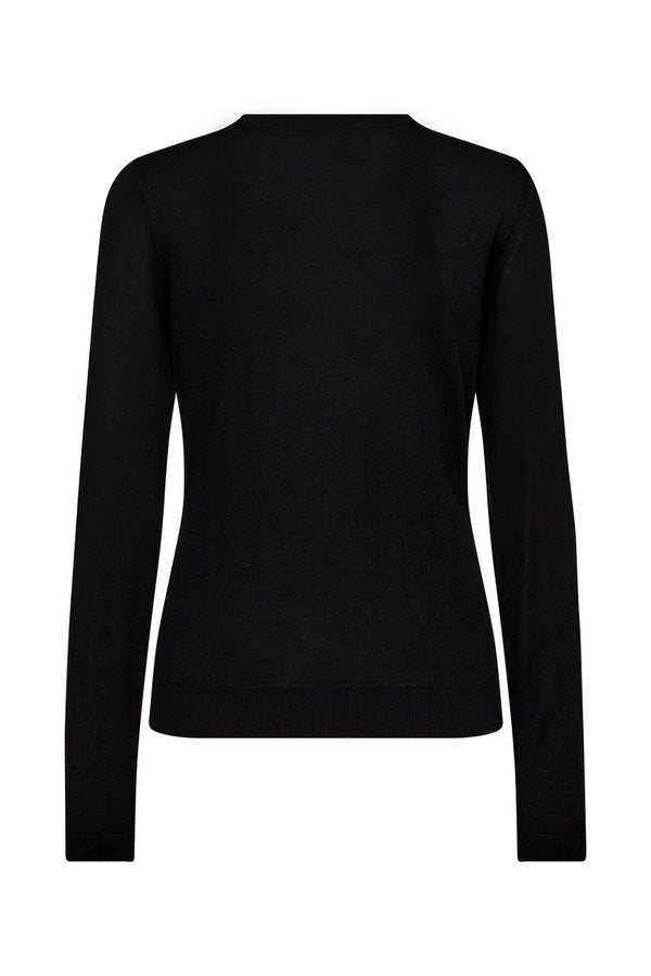 Ivy Copenhagen IVY-Essex LS O-neck Knit - Black