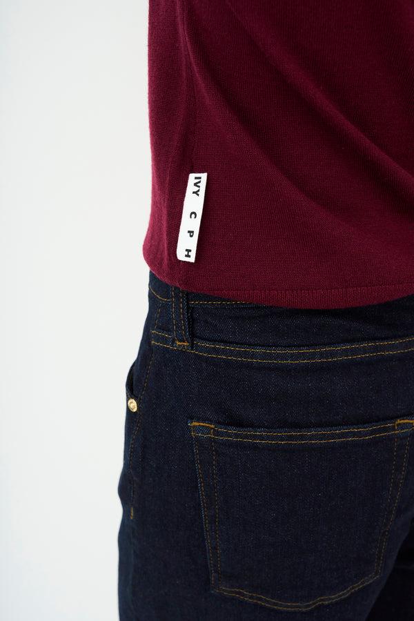 Ivy Copenhagen IVY-Essex LS O-neck Knit - Burgundy