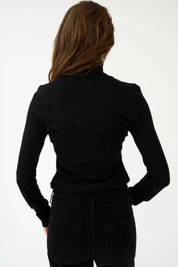 Ivy Copenhagen IVY-Essex LS Rollneck Knit - Black