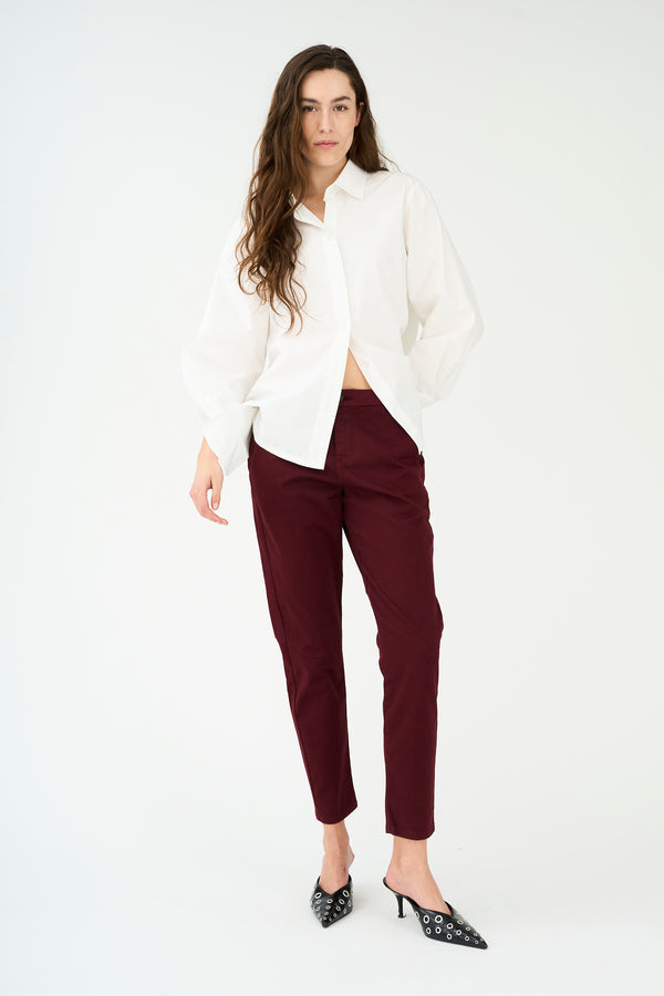 ivy copenhagen IVY-Karmey Chino - Burgundy