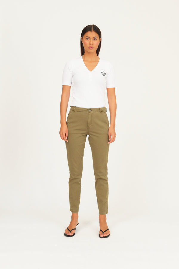 ivy copenhagen IVY-Karmey Chino Color - Army