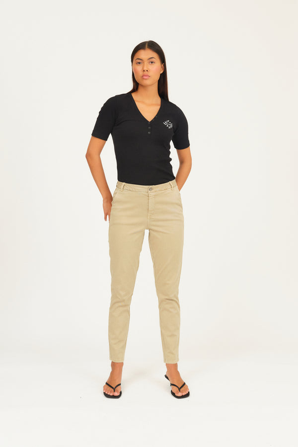 ivy copenhagen IVY-Karmey Chino Color - Khaki