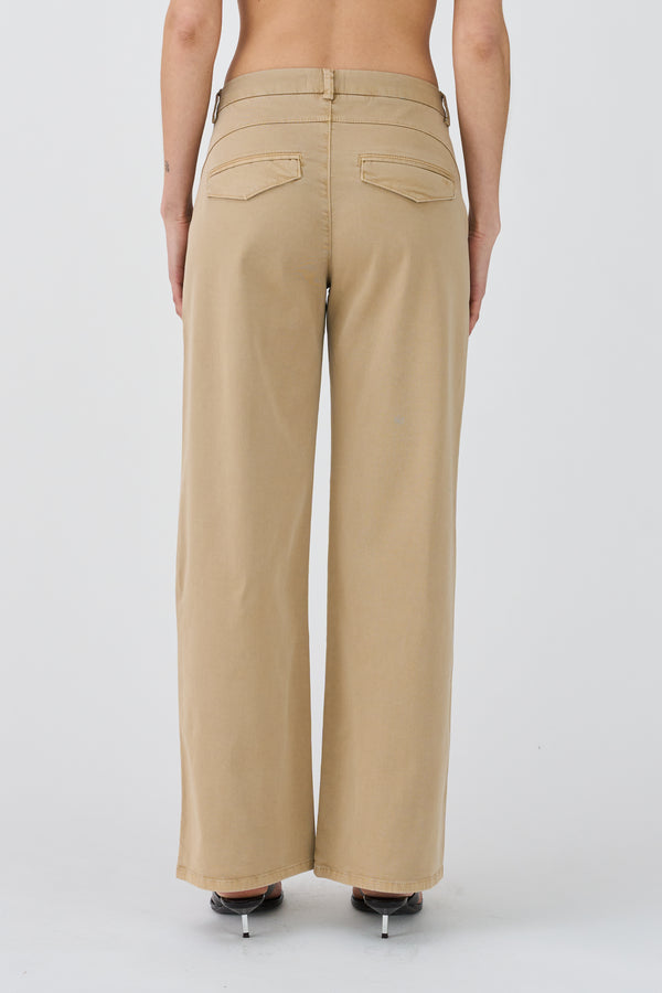 Ivy Copenhagen IVY-Karmey Chino Wide Pant - Khaki