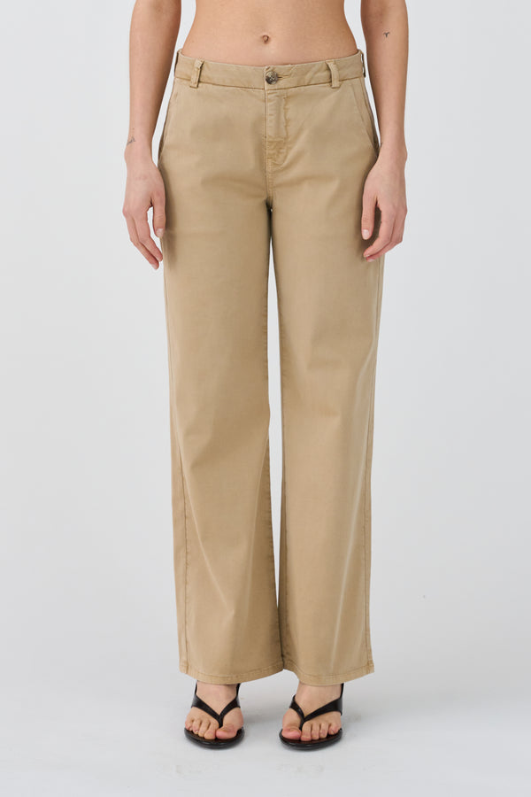 ivy copenhagen IVY-Karmey Chino Wide Pant - Khaki