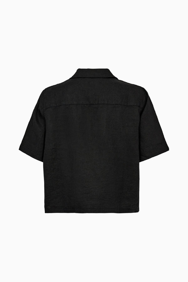 Ivy Copenhagen IVY-Karmey SS Linen Shirt - Black