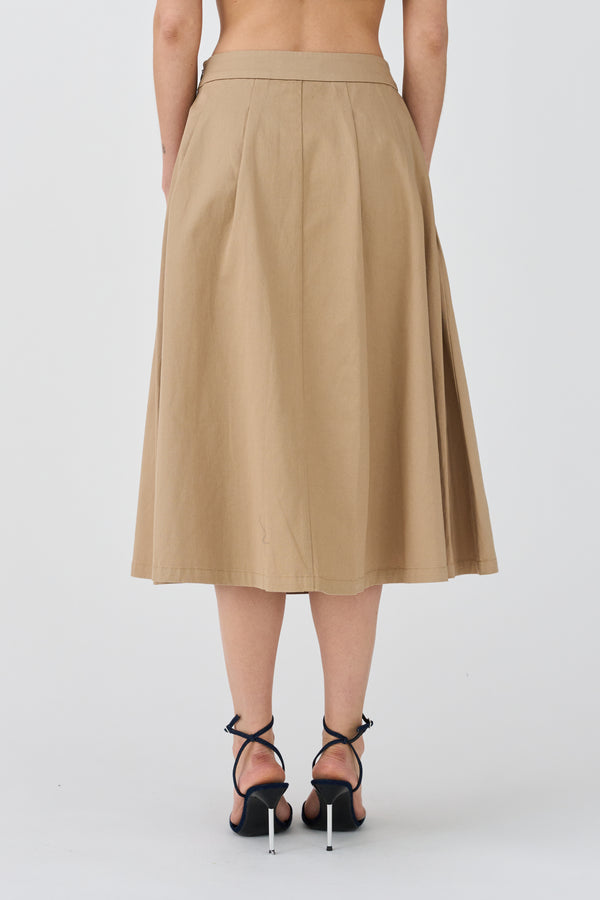 Ivy Copenhagen IVY-Morisette Solar Skirt - Khaki