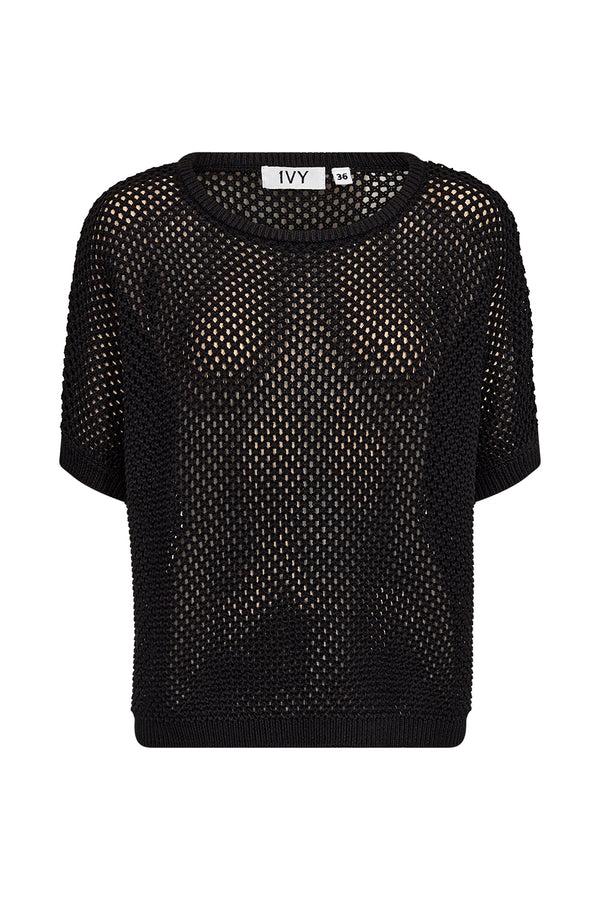 Ivy Copenhagen IVY-Myra Oversize Knit Tee - Black