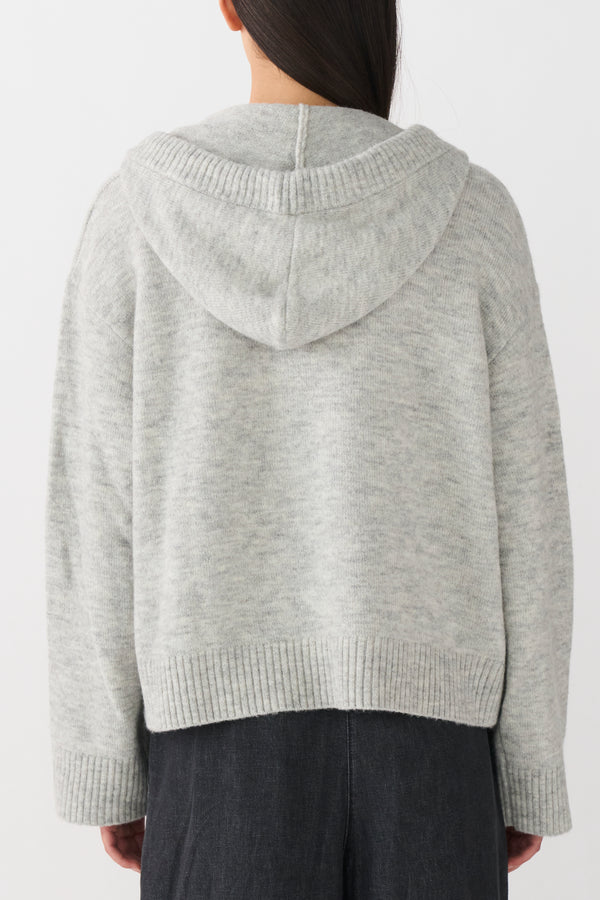 Ivy Copenhagen IVY-Sinead Hoodie Knit - Grey Melange