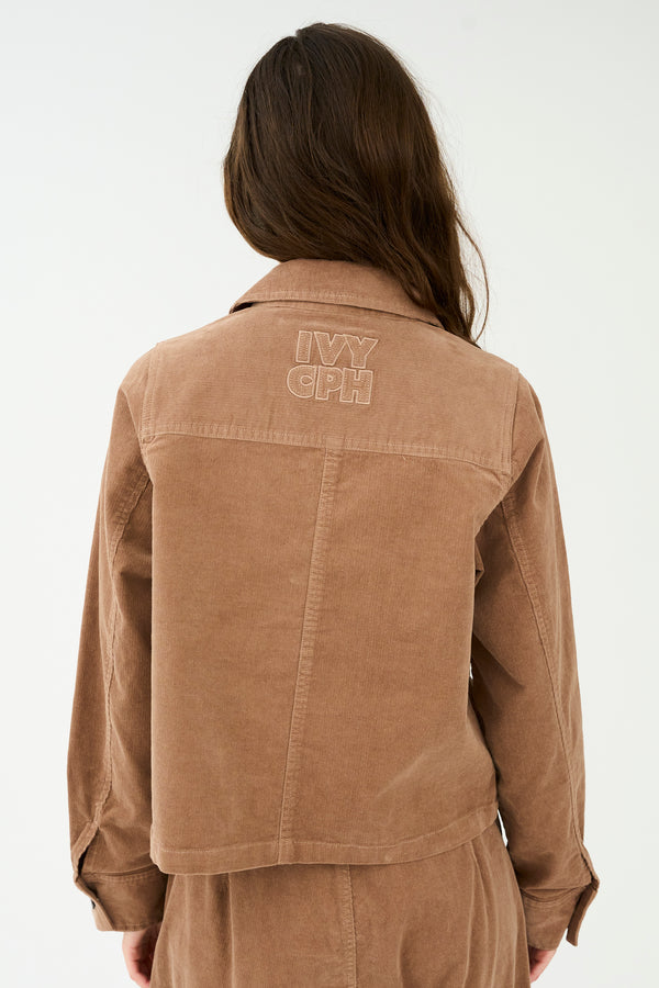 Ivy Copenhagen IVY-Corinne Corduroy Overshirt Dark Desert