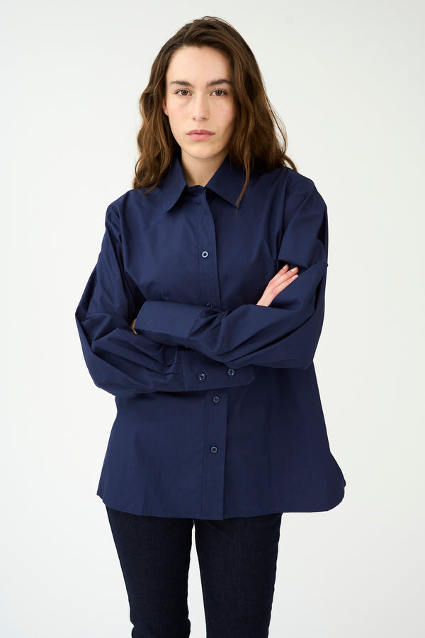 Ivy Copenhagen IVY-Filippa Essential Shirt - Deep Navy Blue